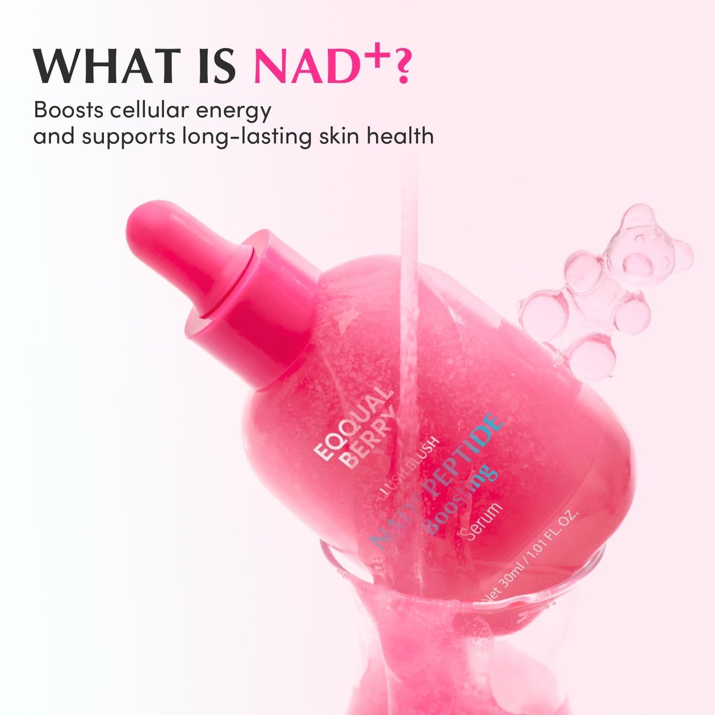 Eqqualberry NAD+ Peptide Boosting Serum