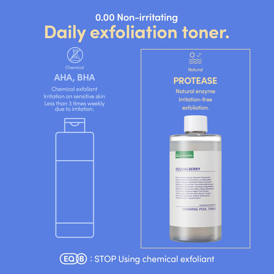 Swimming Pool Toner - Gentle Exfoliating Toner with Natural Enzyme