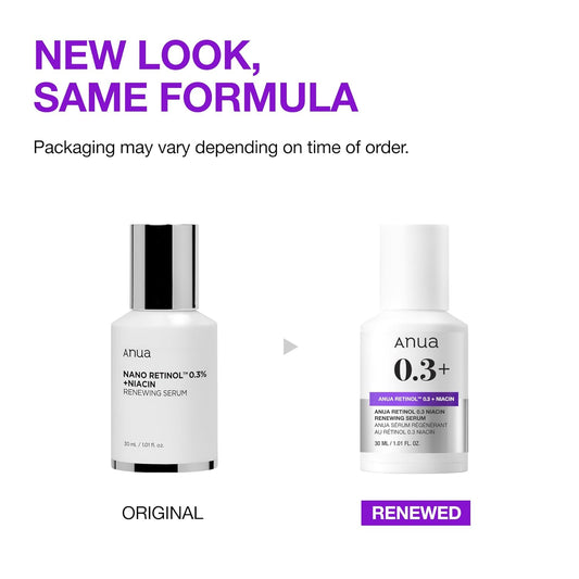 Anua Retinol Serum for Anti-Aging, Textured skin (30ml /1.01 fl.oz.)