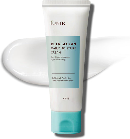 IUNIK Beta-Glucan Vegan Lightweight Non-Sticky Deep Moisture Watery Cream Lotion