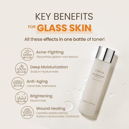 Tirtir milk skin refreshing skin toner 150 ml / 5.07 fl. oz.