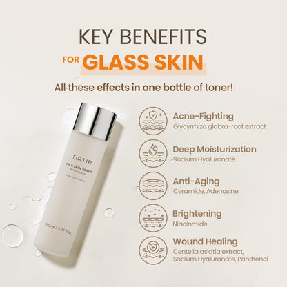 Tirtir milk skin refreshing skin toner 150 ml / 5.07 fl. oz.