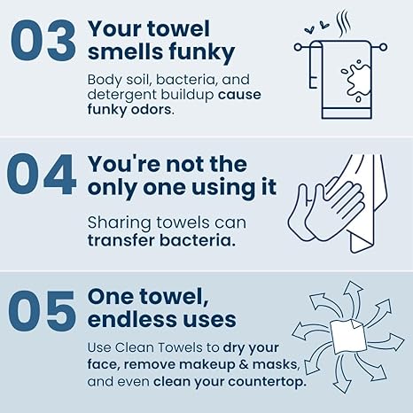 Clean Skin Club Clean towels