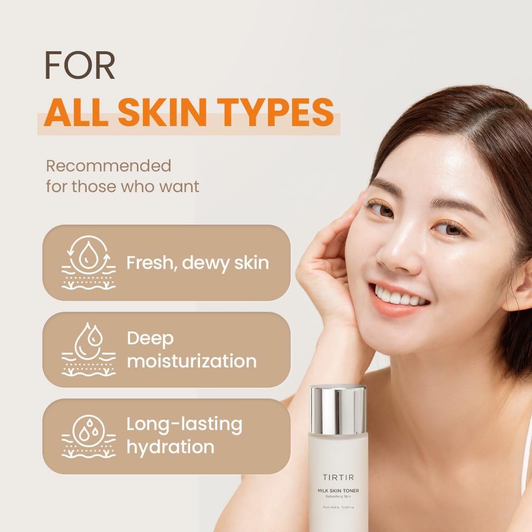 Tirtir milk skin refreshing skin toner 150 ml / 5.07 fl. oz.