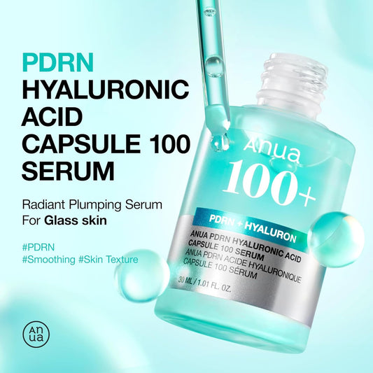 Anua PDRN Hyaluronic Acid Capsule 100 Serum  30ml / 1.01 fl. oz