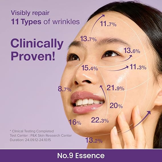 Numbuzin No.9 Essence | Lifting, Firming, Wrinkles, Fine Lines, Elasticity