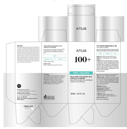 Anua PDRN Hyaluronic Acid Capsule 100 Serum  30ml / 1.01 fl. oz