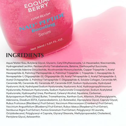 Eqqualberry NAD+ Peptide Boosting Serum