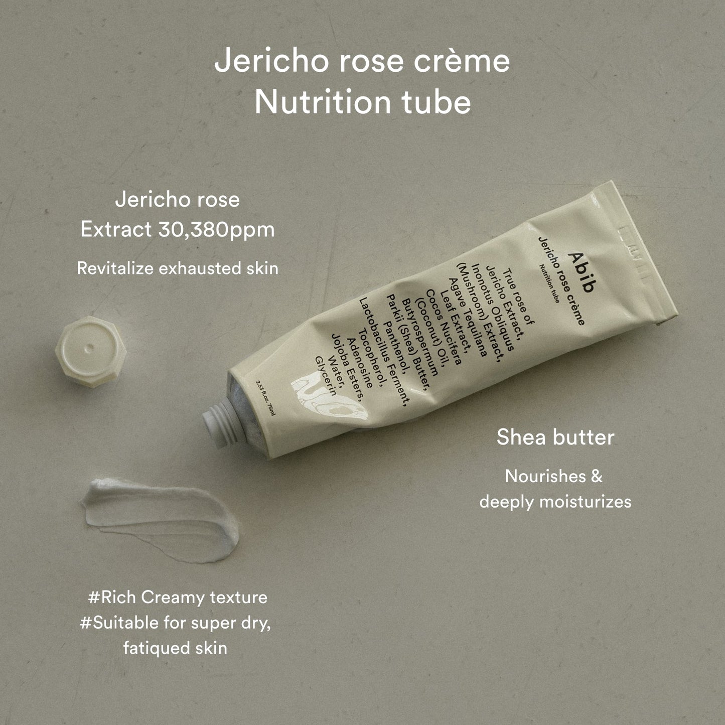 Jericho Rose Cream Nutrition Tube