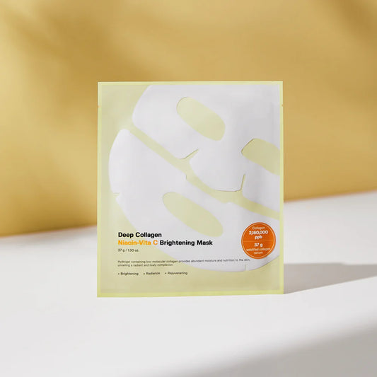 Deep Collagen Niacin Vita C Brightening Mask (4pcs)