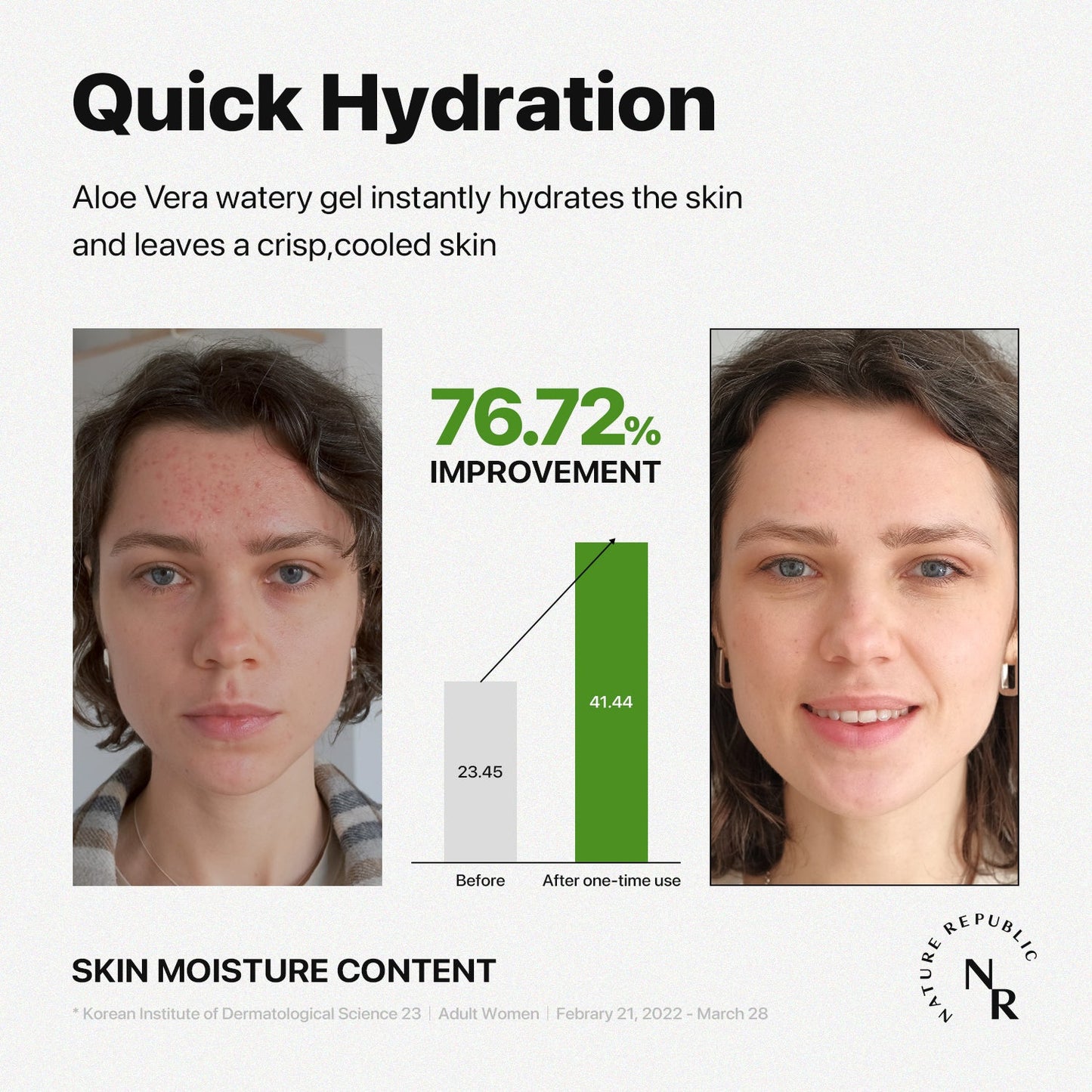 MILD & MOISTURE Aloe Vera Watery Gel