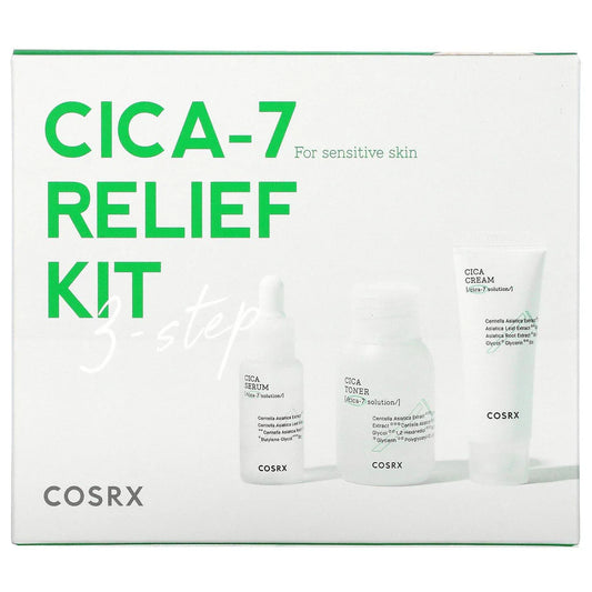 Cosrx Cica-7 relief kit 3 step (3 sample size products)