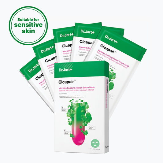 Cicapair™ Sensitive Skin Serum Face Mask for Redness 5 Pack