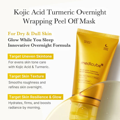 Medicine Konica Acid Tumeric Night Wrapping Mask