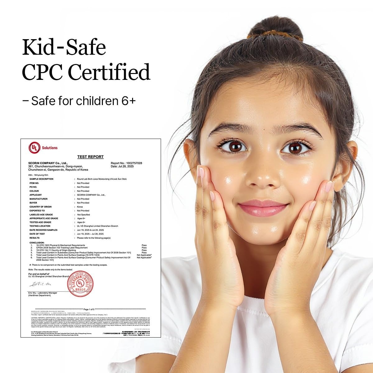 Roundlab Birch Juice Moisturizing UVLock Sun Stick