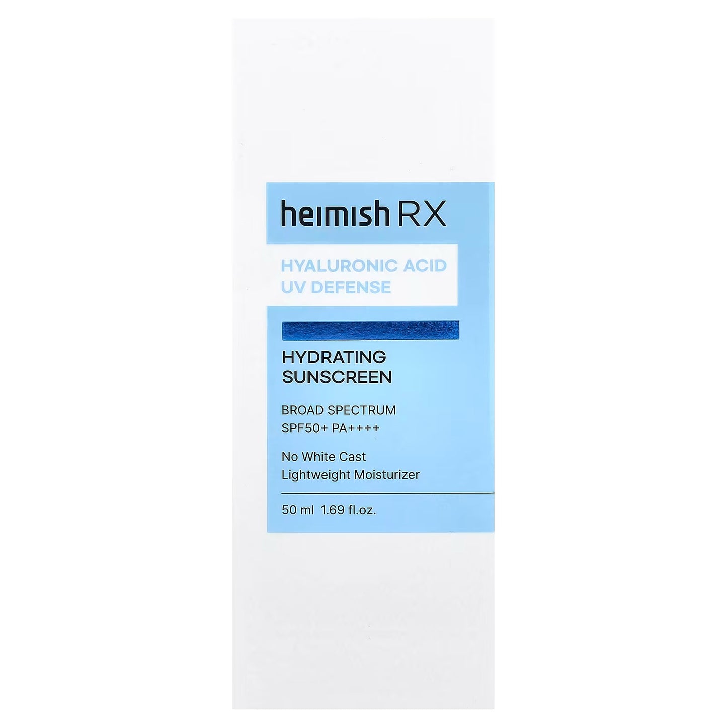Heimish RX Hyaluronic Acid UV Defense Hydrating Sunscreen