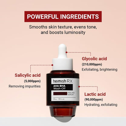 Heimish RX AHA BHA Wash-Off Peeling Serum