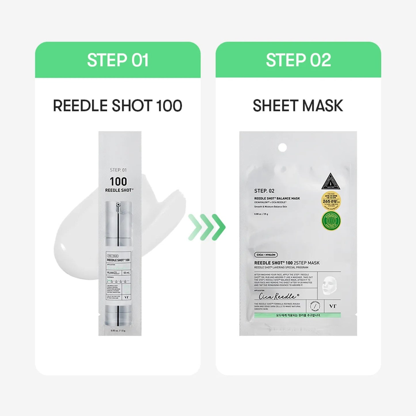 VT Reedle Shot Balance Mask Cicahyalon + Cica Reedle 100